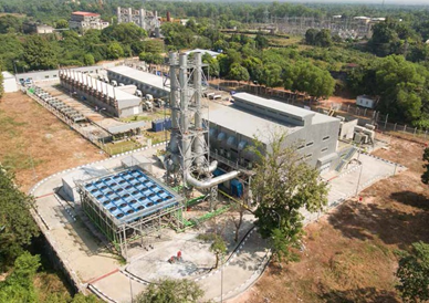 AES grid support power plant